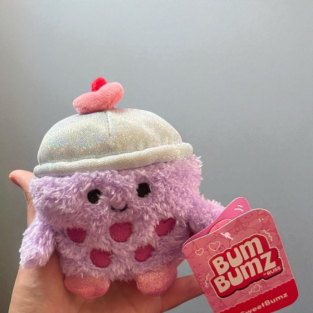 4.5” BumBumz Bowen Boba Tea Plush SweetBumz Series NWT